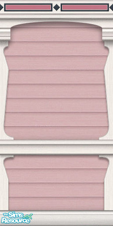 Sims 2 — Pickett Lane Rose Weatherboard with Wind by shtinky — In rose pink and ornate white trim with a window arch