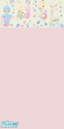 Sims 2 — PC Wall by PhantasyGurl — This part of my Precious Moments Nursey Collection!