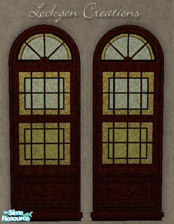 Sims 2 — Italian Marble Bedroom - Stained Glass W by lockgen — Part of my Italian Marble Bedroom
