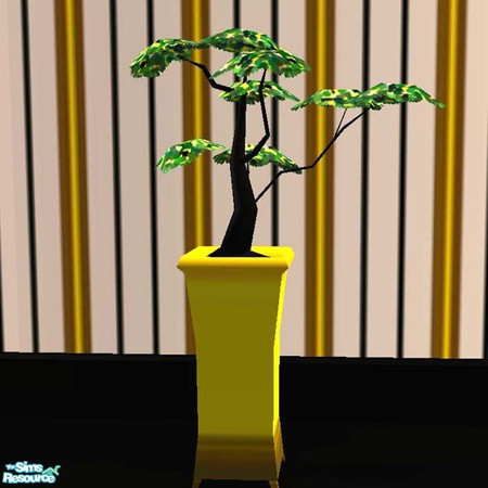 Sims 2 — Golden bonsai by buntah — This is part of my Exquisite Bathroom set.