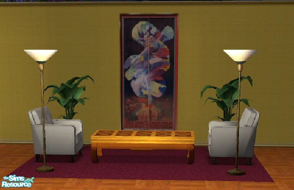 Sims 2 — Raw Silk Wall Set - Gold by VonNdaSun — It's the subtle imperfections of raw silk that makes this wallpaper