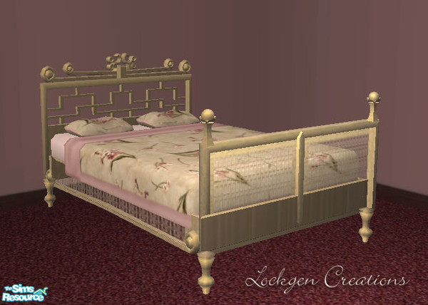 Sims 2 — Golden Spring Bedroom - Bedding by lockgen — Part of my Golden Spring Bedroom. Just the Bedding.