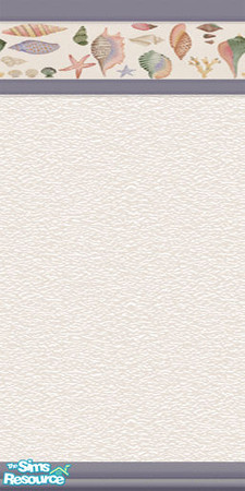 Sims 2 — Lavender Bathroom Wallpaper by TSR Archive — Proportions are correct in the game. 