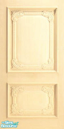 Sims 2 — light wood relief wall 2 by The_Unicorn — -