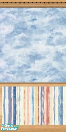 Sims 2 — Cloud Cover by sxylissy83 — Cute Clouds and Stripes, enjoy!