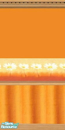 Sims 2 — Hot Daisy by sxylissy83 — fiery wallpaper with daisies