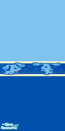Sims 2 — Blues Clues by sxylissy83 — Cute Wallpaper featuring Blue!