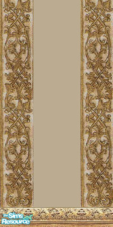 Sims 2 — baroc wall by The_Unicorn — old looking wall, for the simmy's