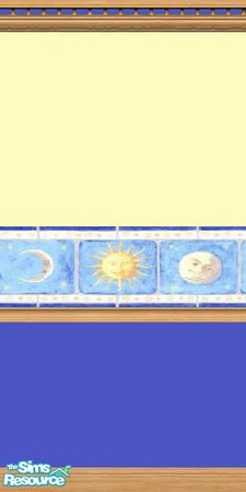 Sims 2 — Celestial Gardens by sxylissy83 — Very pretty celestial design! Look closely and the top nobs in the wood are