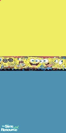 Sims 2 — Spongebob Squarewalls by sxylissy83 — created by sxylissy83