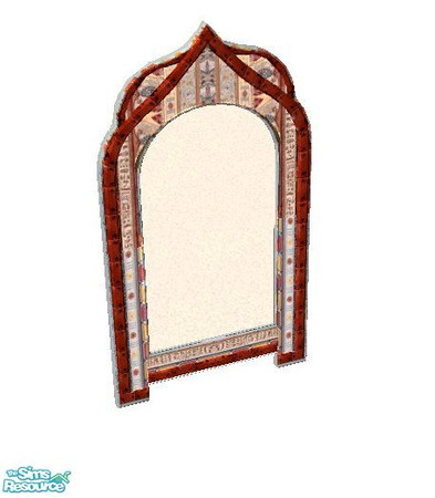 Sims 2 — Native Days Mirror by STP Carly — A little mix of all things native for this simple sitting room. Updated with