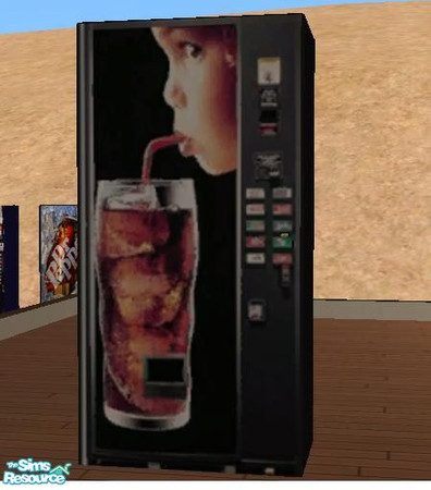 Sims 2 — Soda Machine (Mix of brands) by PhantasyGurl — Part of my second vending machine collection by popular