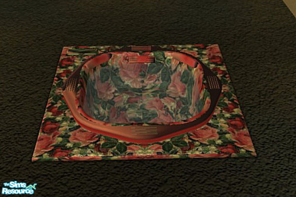 Sims 2 — Romantic rose spa tub by Cori27 — part of the Romantic rose bathroom collection