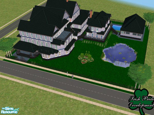 Sims 2 — IPD #10 by Irish Pride — Irish Pride Developments present the Modern Mansion line of houses. Each development is