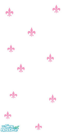 Sims 2 — Liliwallpaper by oldmember_constancia — Lovely pink Lilywallpaper for a romantic bedroom;) See the complet set