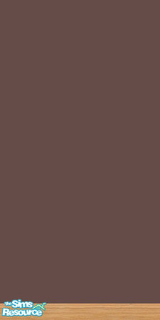 Sims 2 — Chocolate Brown paint 3 by nessylove — Chocolate brown with light wood skirting