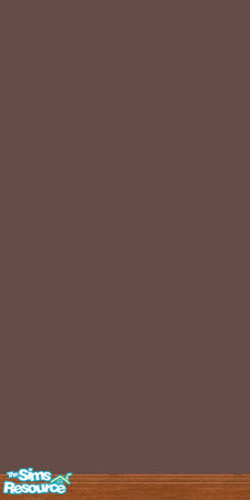 Sims 2 — Chocolate Paint 1 by nessylove — Chocolate paint with medium wood skirting