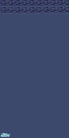 Sims 2 — Navy Blue With Butterflies by LaurieR — A no cost blue paint with a butterfly border.