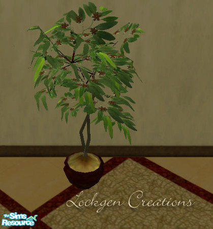 Sims 2 — Italian Marble Bath - Fig Tree by lockgen — Part of my Italian Marble Bath