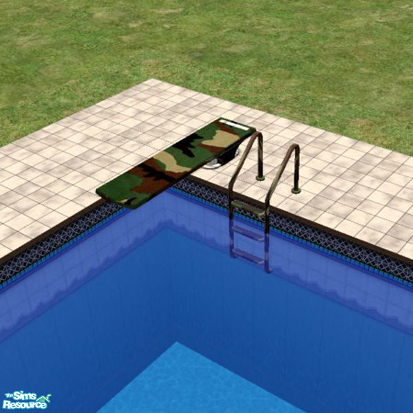 The Sims Resource Camo Diving Board