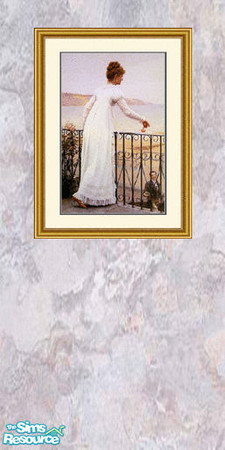 Sims 2 — A Favor by ljkane — This is the same wall the the painting "A Favor"