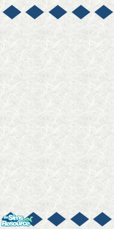 Sims 2 — Blue diamonds by jgilbert — A beautiful Italian marble wall with blue diamond accents.