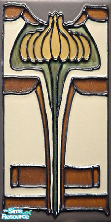 Sims 2 — mosaic wall by The_Unicorn — -