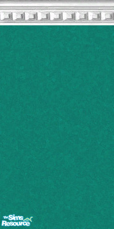 Sims 2 — Teal with Dental Moulding by oldmember_cndygrl2 — Enjoy!