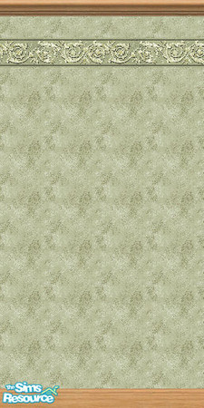 Sims 2 — Rural Green by oldmember_xeloriah — As daring as warm milk, this wall will offend no one, but make everybody