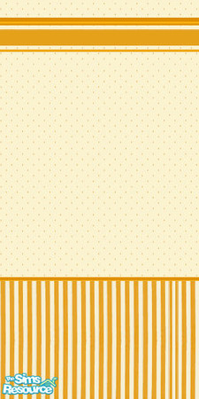 Sims 2 — Yellow-beige dots stripes by Crystal_Dew79 — Wallpaper with yellow dots and stripes on a beige background. It