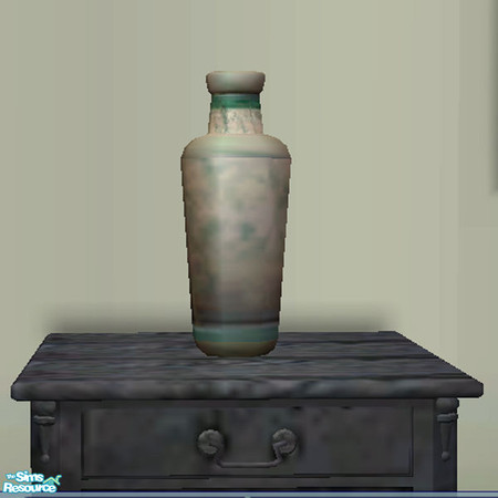 Sims 2 — Pottery Barn Inspirations - Decorative P by stoked4sims — Decorative green and white pottery. Part of the