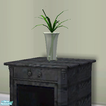 Sims 2 — Pottery Barn Inspirations - decorative g by stoked4sims — Sea grass in lovely white and green pottery. Part of