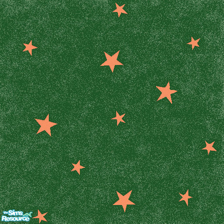 Sims 2 — Green Star Carpet by msnicoleking — Green Star Carpet