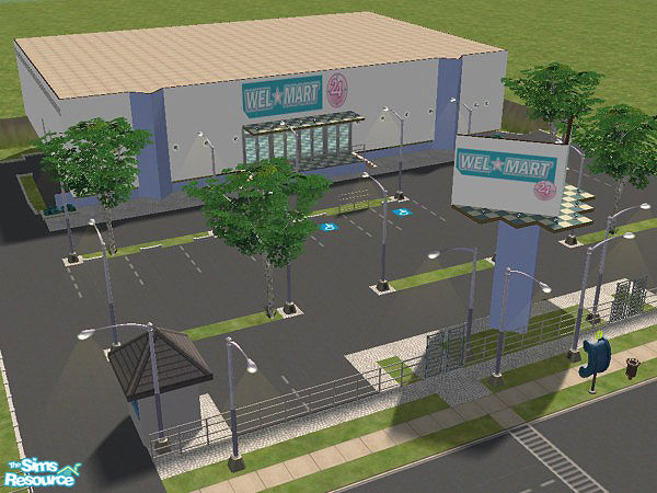 Sims 2 — Wel-Mart by bibario — 