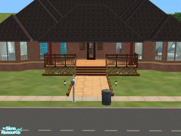 Sims 2 — The Gregory by PaleGothic — This large 5 bedroom is perfect for a family on a budget. There's also plenty of