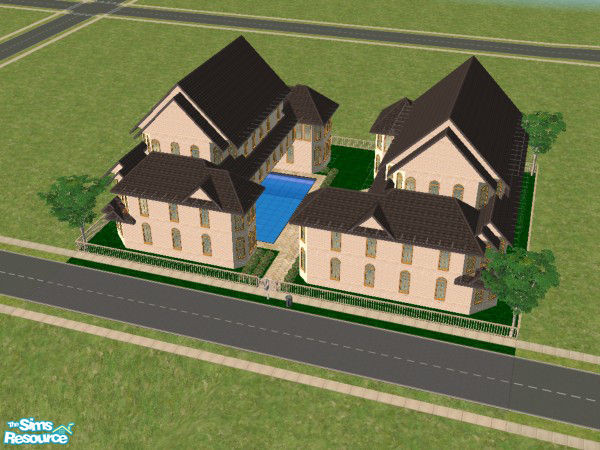 Sims 2 — IPD #6 by Irish Pride — Irish Pride Developments present the Modern Mansion line of houses. Each development is