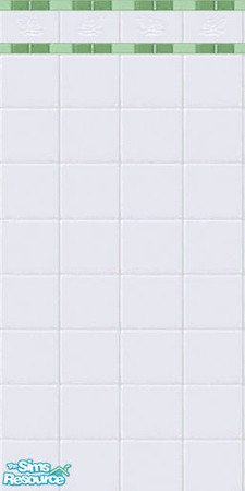 Sims 2 — Froggy Wall Tile by oldmember_Belles — Tile to match the Froggy Bathroom Set. :o)