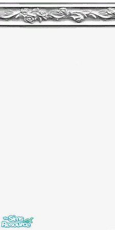 Sims 2 — White with Rose Moulding by oldmember_cndygrl2 — Enjoy!