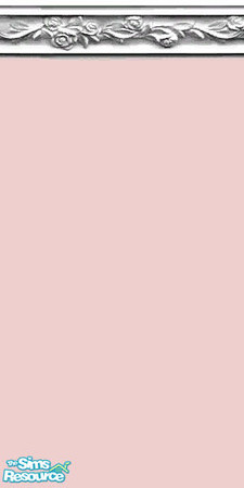 Sims 2 — Pink with Rose Moulding by oldmember_cndygrl2 — Enjoy!