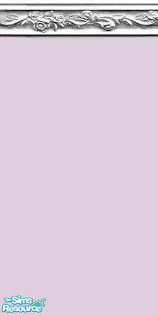 Sims 2 — Light Purple with Rose Moulding by oldmember_cndygrl2 — Enjoy!