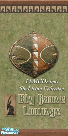 Sims 2 — FSMCDESIGNS BGL Wallpaper Art1 by FSMCDESIGNS — Part of my Big Game Lounge Collection. Enjoy, Michael