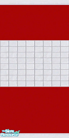 Sims 2 — Flair Kitchen Tiles by Fairywitch — Red wall with tiles, especially made for the kitchen. You don't want that