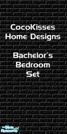 Sims 2 — Black Raw Exposed Brick by oldmember_CocoKissesNYC — Please rate my items, I appreciate the feedback! Enjoy Coco