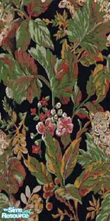 Sims 2 — Jungle Kitchen Paper by SpunkyBel — Perfect in any jungle themed room. A great companion to the other jungle