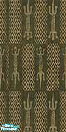 Sims 2 — African Craze 2 Wall Tile by SpunkyBel — For those wacked out African themed sims and perfect with the African