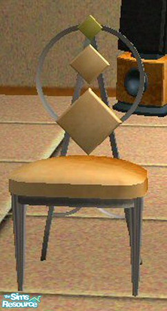 Sims 2 — Gold DIning Chair by SSilver — Please don't throw these chairs at other Sims. Gold is heavy and you may hurt