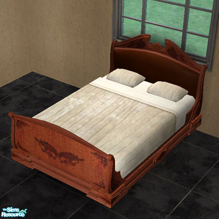 Sims 2 — White Fur bedding by stoked4sims — Soft white fur makes up this sumptious bedding.