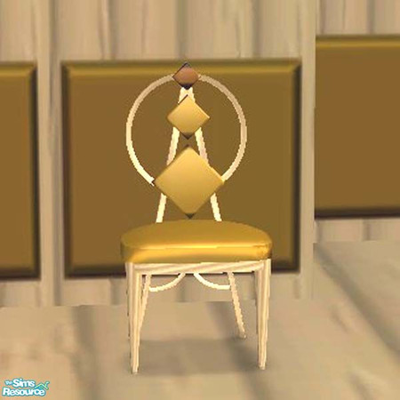 Sims 2 — Leather vanity chair by buntah — This is a wooden vanity chair with leather cushions.