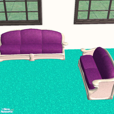 Sims 2 — White Love Seat Frame by Irish Pride — Irish Pride Interior Designs presents the white love seat frame for the