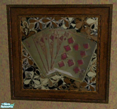 Sims 2 — Painting:  Royal Flush by SSilver — This is a recolor of "Arghist Soldier".